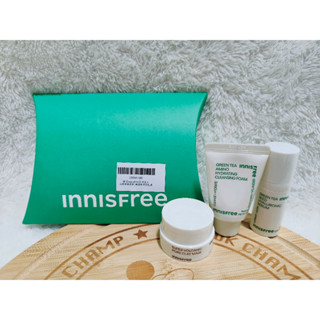 ♥臺灣公司貨 24H出貨♥ 《贈品出清》【innisfree】綠茶火山潔淨保濕組