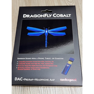 全新現貨 AudioQuest DragonFly Cobalt 藍蜻蜓｜USB DAC耳擴｜JitterBug FMJ