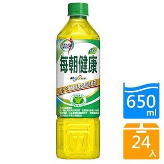 每朝健康綠茶650ml x 24罐/箱  商店滿10箱配送高雄地區