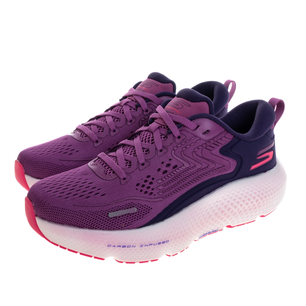 (231013)SKECHERS女頂級足弓慢跑鞋GO RUN MAX ROAD 6(172078PUR紫)