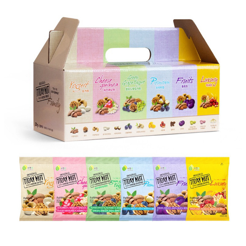 韓國代購🇰🇷現貨～ TODAY NUT 綜合堅果禮盒，每單最多四盒寄出