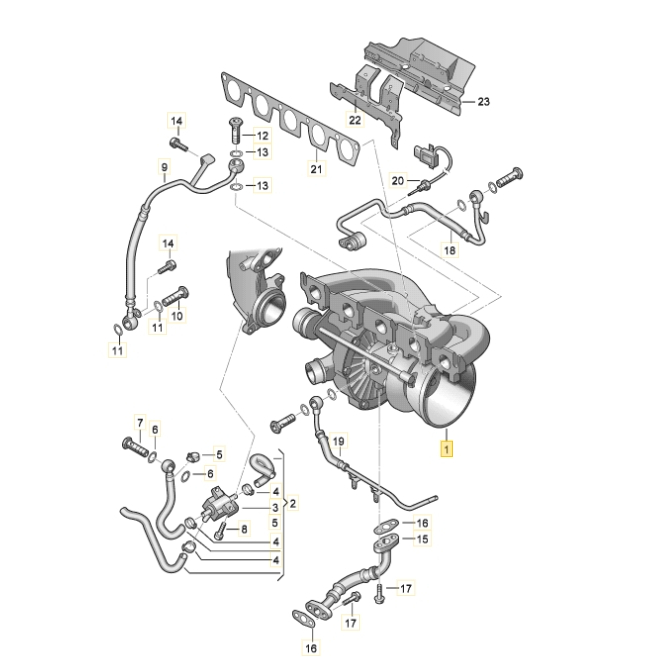 Audi TTRS  渦輪增壓器 全新渦輪 副廠渦輪 渦輪翻新整理 請提供車身號碼查詢報價 請勿直接下單