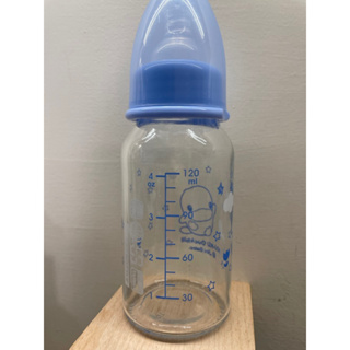 KU.KU 酷咕鴨 標準 晶亮 加厚玻璃奶瓶120ML新生兒寶寶適用