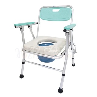 【海夫健康生活館】恆伸 便利座 鋁製無輪 收合便椅 三合一款(ER4528)