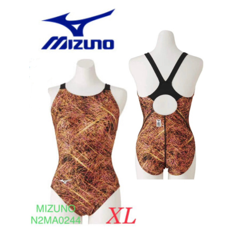 XL號 現貨日本製mizuno美津濃泳裝STREAM ACE競賽款FINA認證連身泳衣N2MA024454