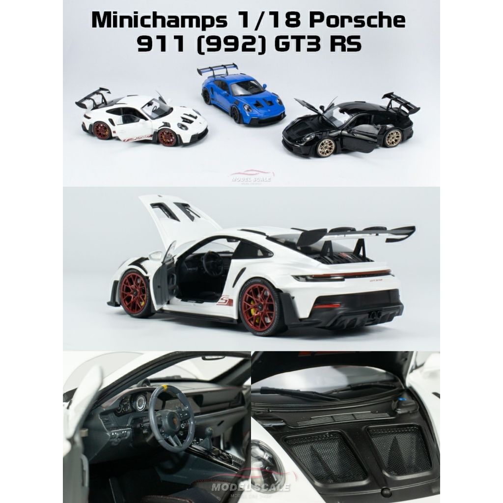 【模例】Minichamps 中國獨家版 1/18 Porsche 911 (992) GT3 RS