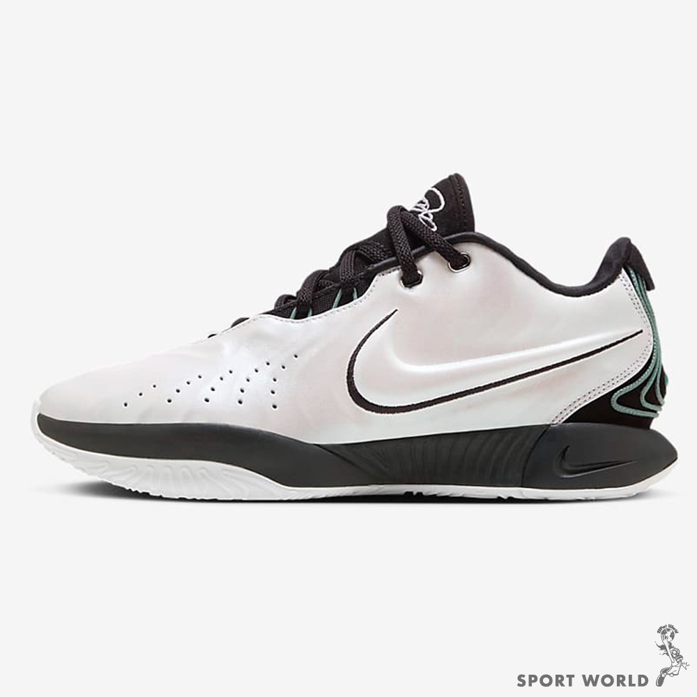 Nike 男鞋 籃球鞋 LeBron XXI EP 炫彩白黑【運動世界】HF5842-100