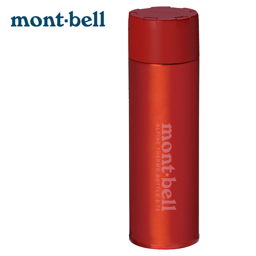 【Mont-bell 日本】Alpine Thermo Bottle 0.75L 輕量保溫瓶 紅色 (1134168)