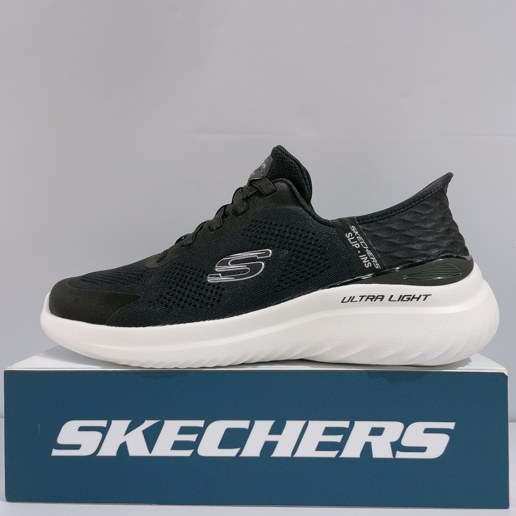 SKECHERS BOUNDER 2.0 男生 黑色 舒適 瞬穿 寬楦 透氣 運動 慢跑鞋 232459WBKW