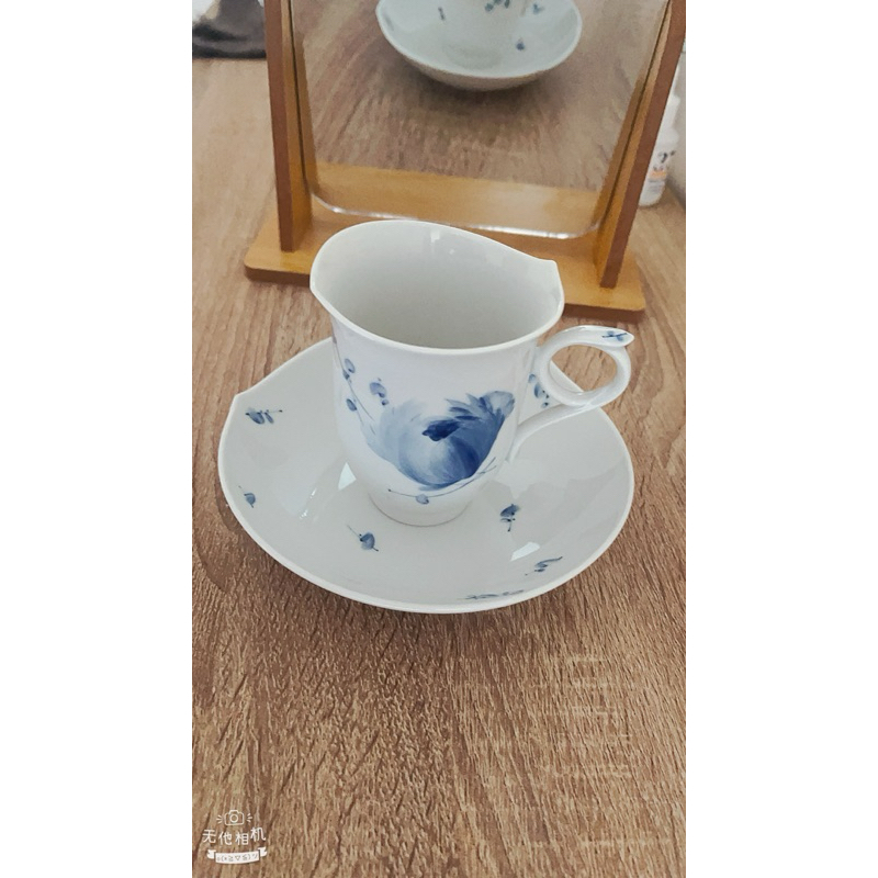 Meissen 藍花咖啡杯