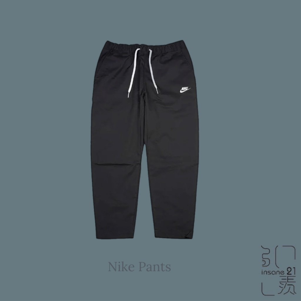 NIKE AS MNK CLUB WVN PANT 抽繩 黑 工作褲 長褲 DX0625-010【Insane-21】