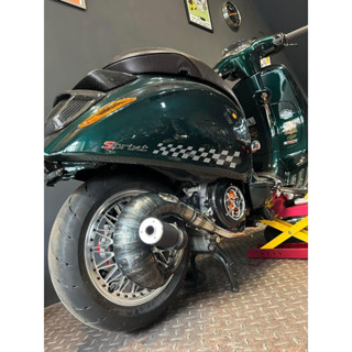 [ Morris Vespa ] Level 10 下繞 排氣管 衝刺 春天 LX LT S 螺管套組 改缸可用