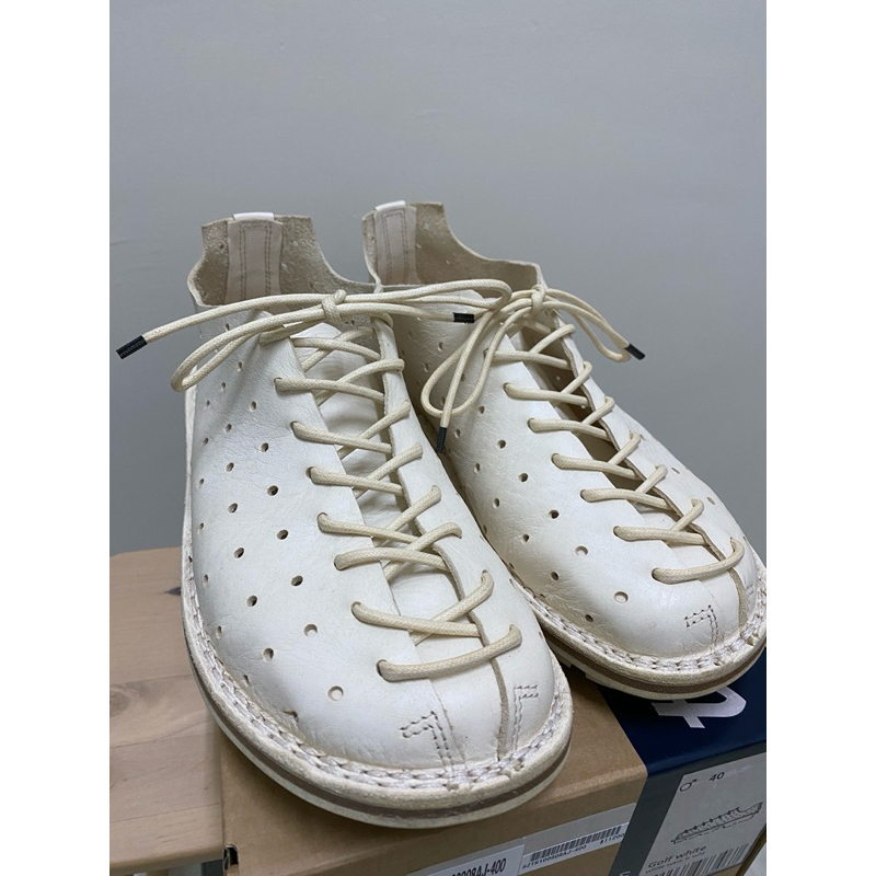 全新 Trippen GOLF WHITE 經典洞洞鞋 白色 40號 台灣專櫃貨
