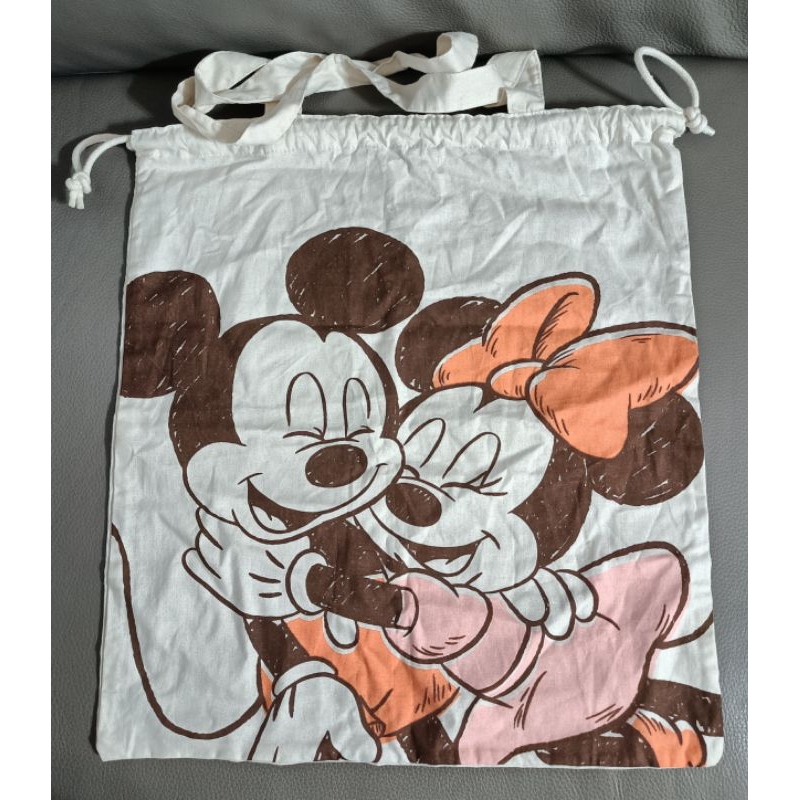 * 日本 Disney 迪士尼 米奇 米妮 造型 束口 手提袋