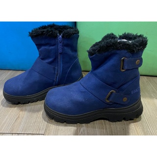童款ESKT保暖雪靴 專利冰爪 雪地專用雪鞋 SN165藍34號出清特價款☆‧°小荳の窩 °‧☆㊣