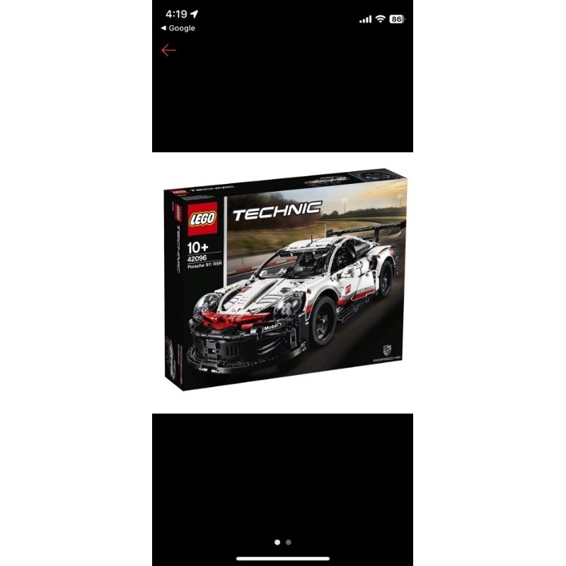 LEGO 樂高 科技系列 42096 Porsche 911 RSR(積木模型 賽車跑車)