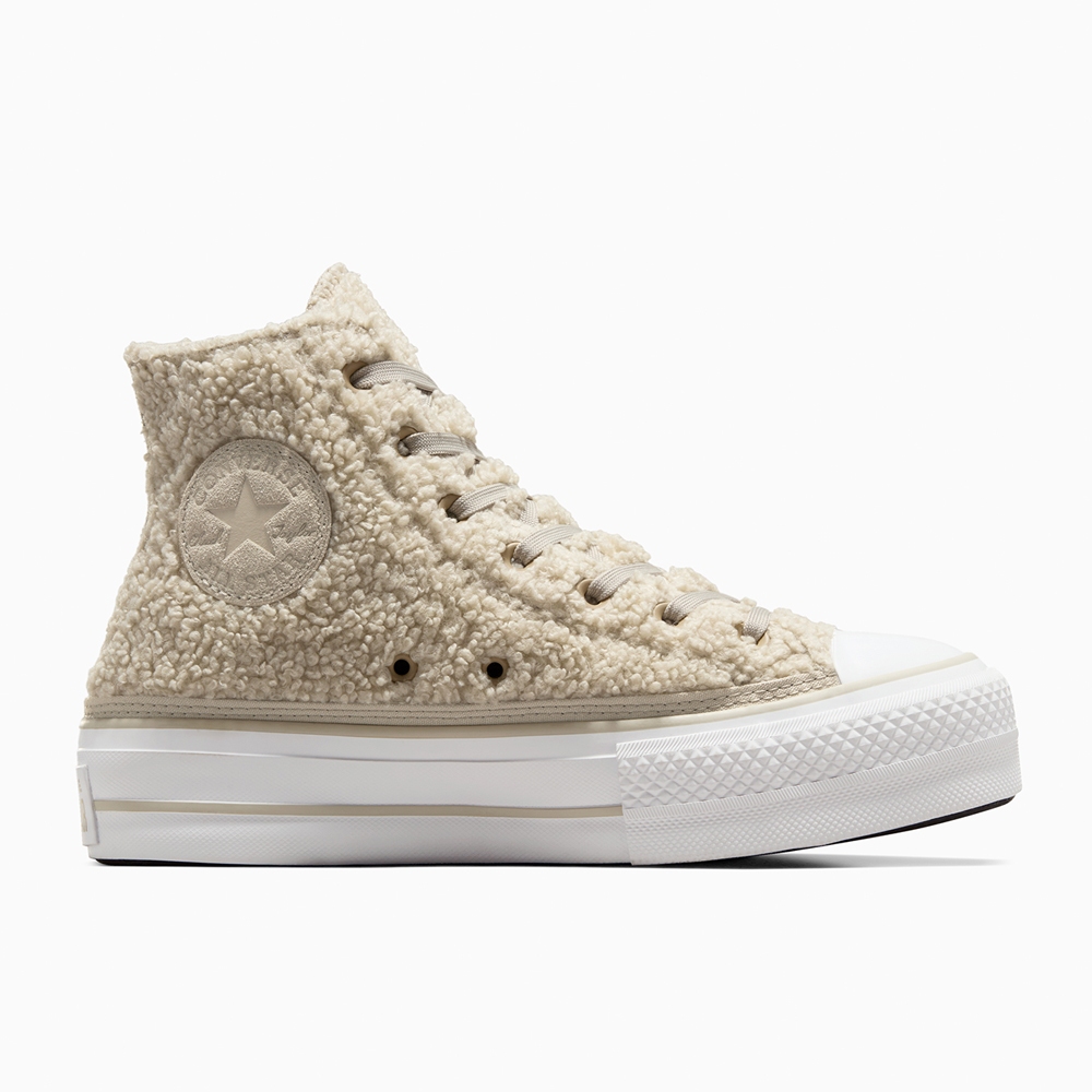 CONVERSE 休閒鞋 CTAS LIFT HI BEACH STONE/BEACH STONE 女 A05509C