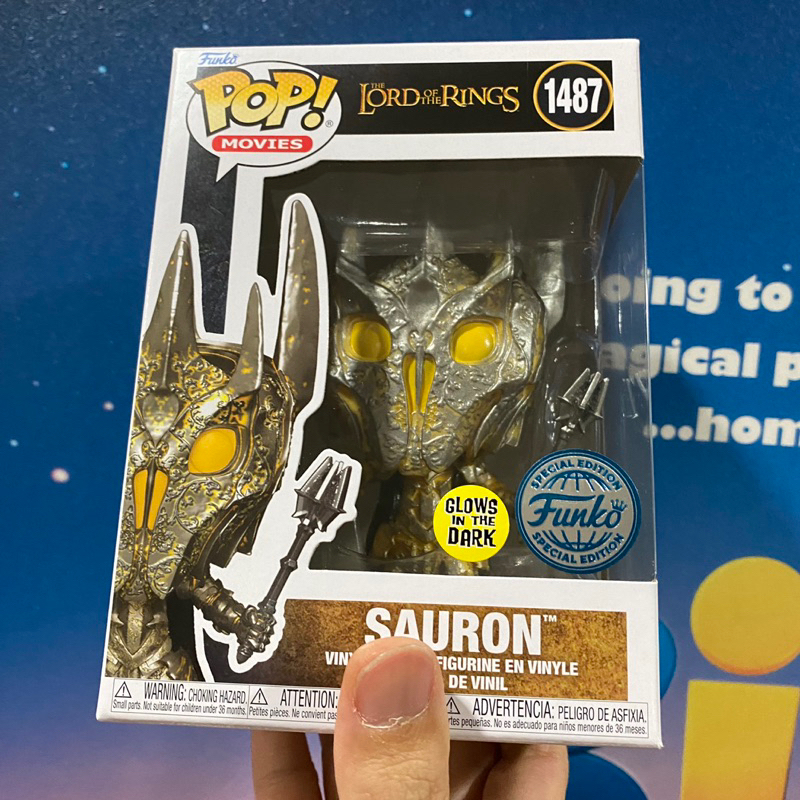 [李大] 正版現貨 Funko POP 電影 魔戒 索倫 夜光 Sauron #1487