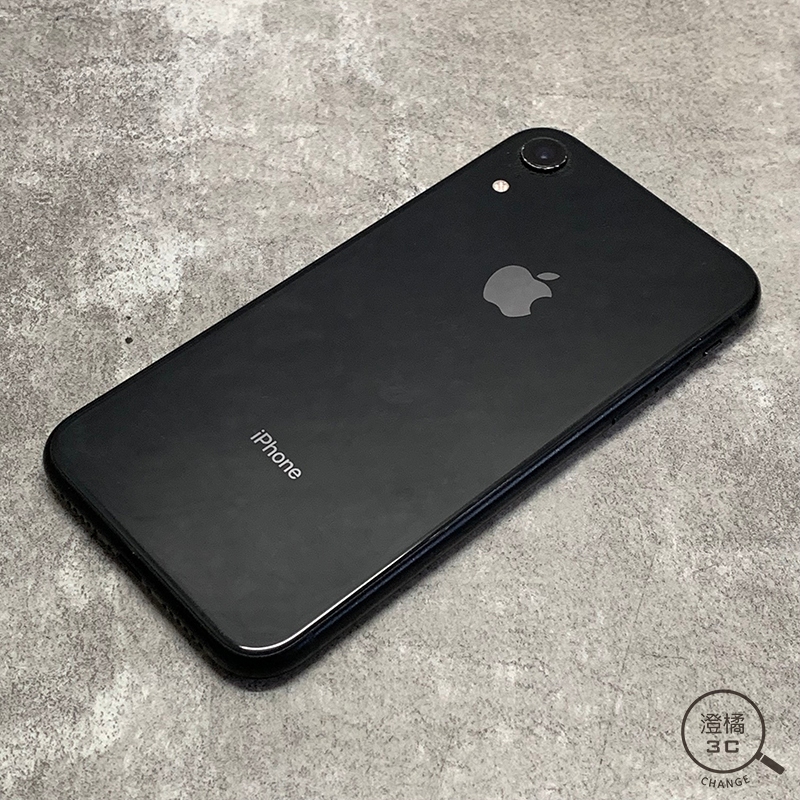 『澄橘』Apple iPhone XR 64G 64GB (6.1吋) 黑 二手《歡迎折抵 手機租借》A66536