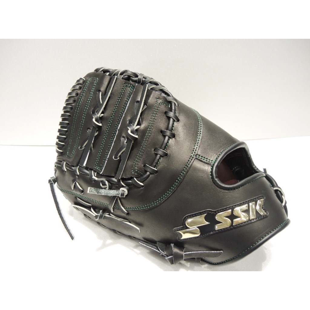 日本品牌 SSK 高級牛皮 棒壘球 反手 一壘手手套 黑(DWGF3624) 附贈手套袋