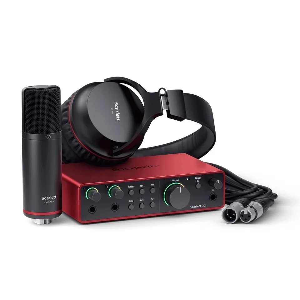 Focusrite Scarlett 2i2 Studio 4th USB 第四代 錄音介面套組 總代理公司貨 保固三年