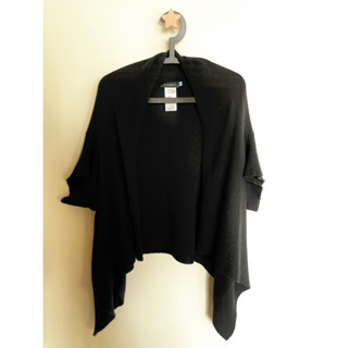 Giordano /ladies 黑色羊毛造型外套
