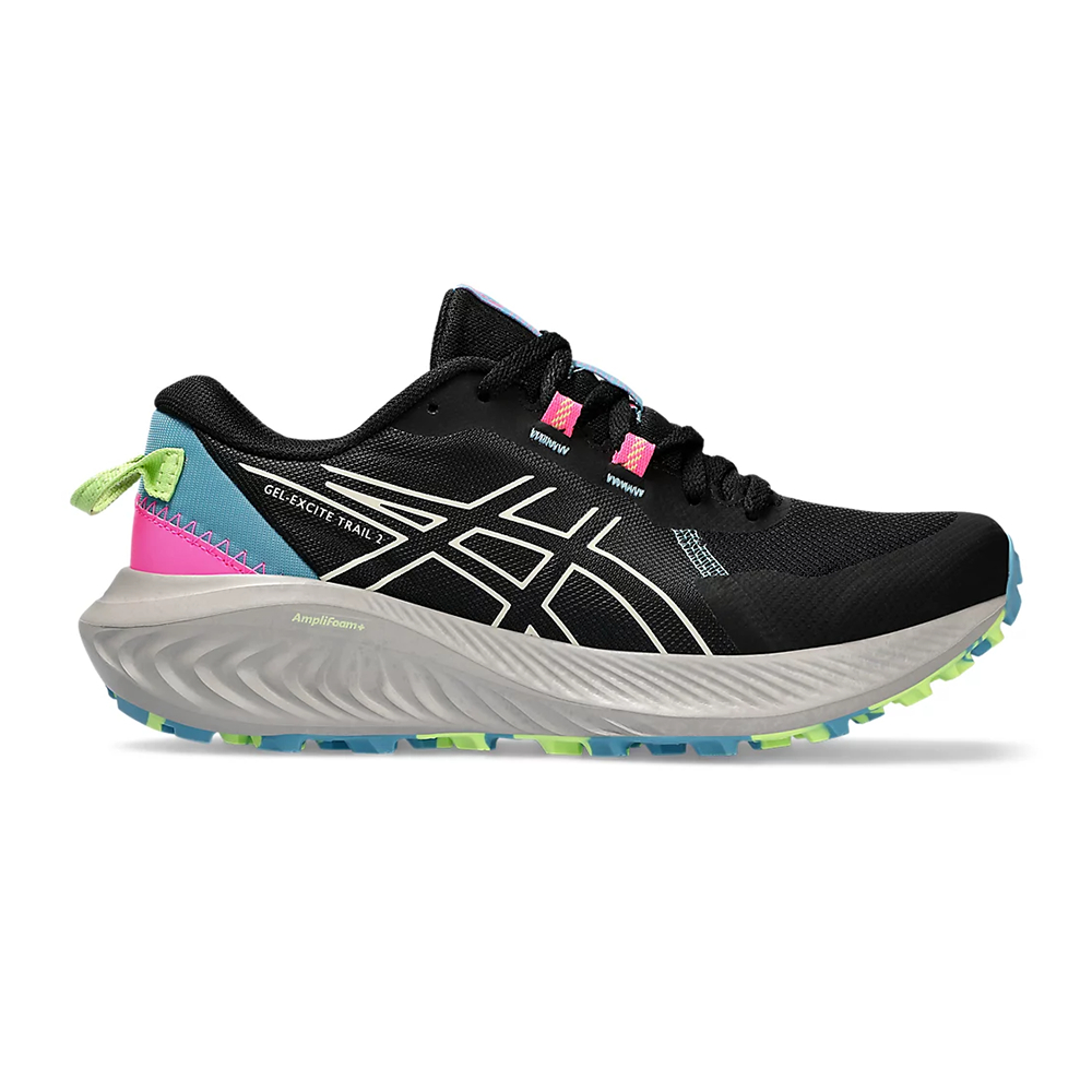 (女)【亞瑟士ASICS】GEL-EXCITE TRAIL 2 慢跑鞋 黑 1012B412-001