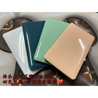 佛系掀蓋式收納盒玻璃盒子附鐵卡ㄧ張/止滑墊 /磁鐵❗️家用盤/玻璃菸盒/磨盤/水玻璃/毛玻璃/煙 盒/Y盒