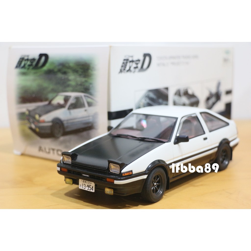 藍法車藏庫 AUTOart 1/18 TOYOTA SPRINTER TRUENO (AE86) 頭文字D #78797