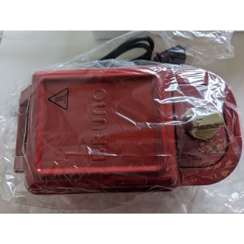 日本Bruno熱壓三明治鬆餅機（紅色）Boe043