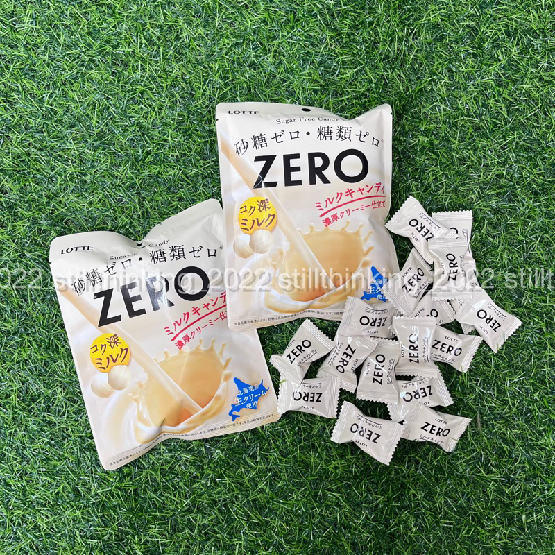 還在想｜現貨🌹LOTTE ZERO 濃郁北海道牛奶糖 單顆