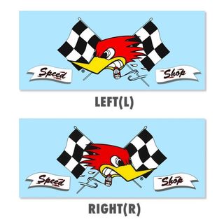 【MOONEYES】Clay Smith 旗幟 貼紙 單張販售 (透明底)CSYC3943 ]