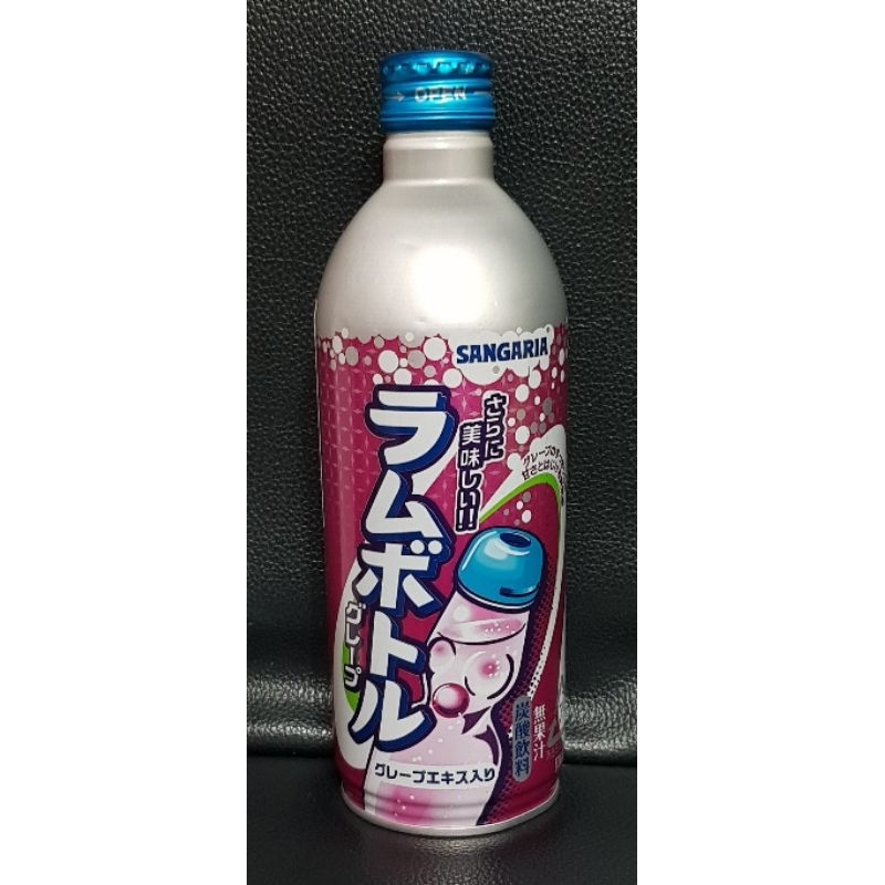 《蝦皮最便宜》日本 SANGARIA 葡萄味汽水 500ml