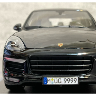 【MINICHAMPS】1/18 Porsche Cayenne turbo s 黑色 1:18 模型車