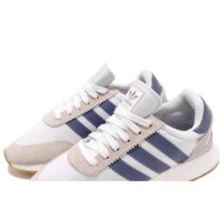 Adidas I-5923 W女鞋 奶油灰 藍 22.5 （二手）