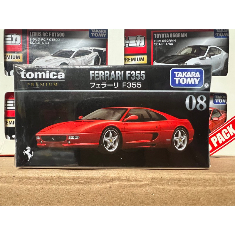 Tomica premium 08 黑盒 法拉利 Ferrari F355