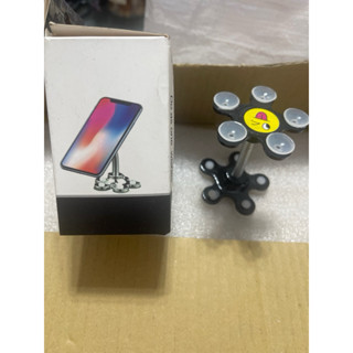 雙面吸盤式懶人手機支架便攜小巧花朵造型車載手機支座桌面手機架