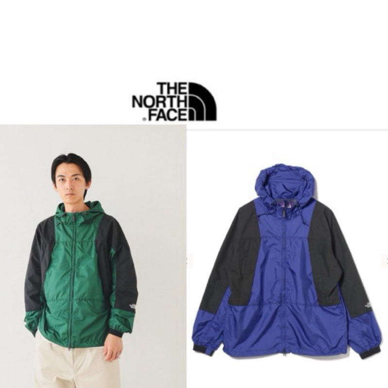 日本新品The north face北面紫標 BEAMSBOY拼色外套 潮流 外套 衝鋒 正品
