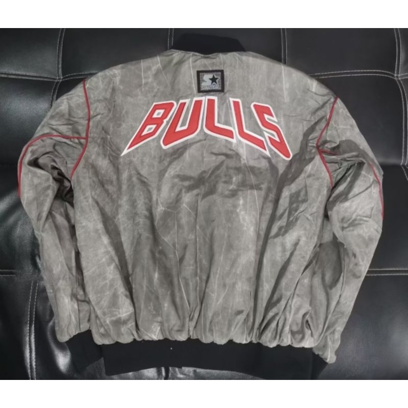 STARTER BULLS 公牛隊 棒球外套 夾克 嘻哈 饒舌 尺寸S~XL