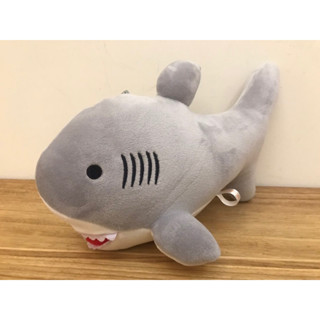 【全新現貨】鯊魚娃娃 寶寶 布娃娃 布偶 玩偶 毛絨填充玩具 藍色 灰色 全長約29-30cm