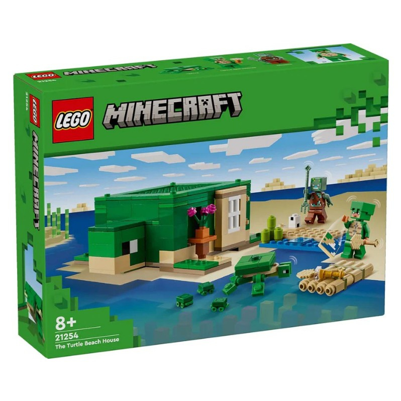 【樂GO】樂高 LEGO 21254 海龜海灘別墅 麥塊 我的世界 創世神 積木 玩具 禮物 生日禮物 樂高正版全新
