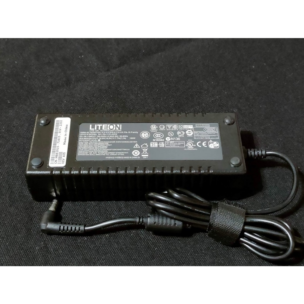 華碩 宏碁 原廠 變壓器 19.5V 7.7A 150W 5.5mm 2.5mm 光寶 LITEON 製造