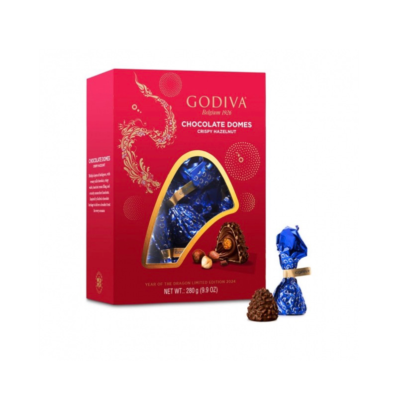 代購 新年限定 Godiva 榛果脆糖巧克力28入