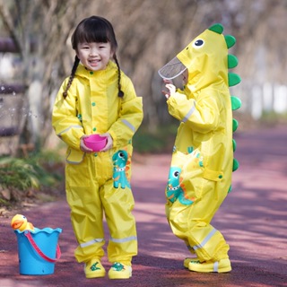 兒童反光連體雨衣 兒童連身款雨衣