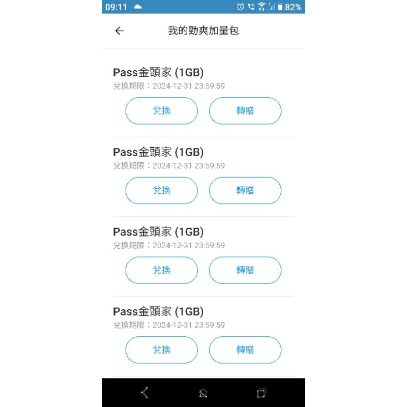 中華電信 勁爽加量包 1GB(限月租)