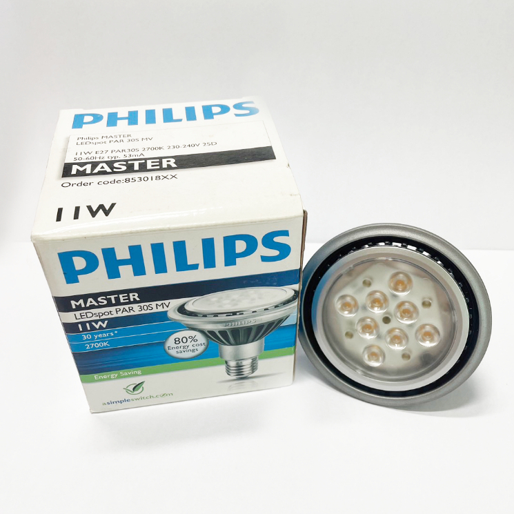 PHILIPS 飛利浦 LED PAR 11w E27頭 2700K 25度 220V 投射燈泡