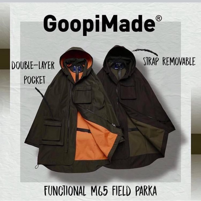 現貨* GoopiMade Functional M65 Field Parka 黑色