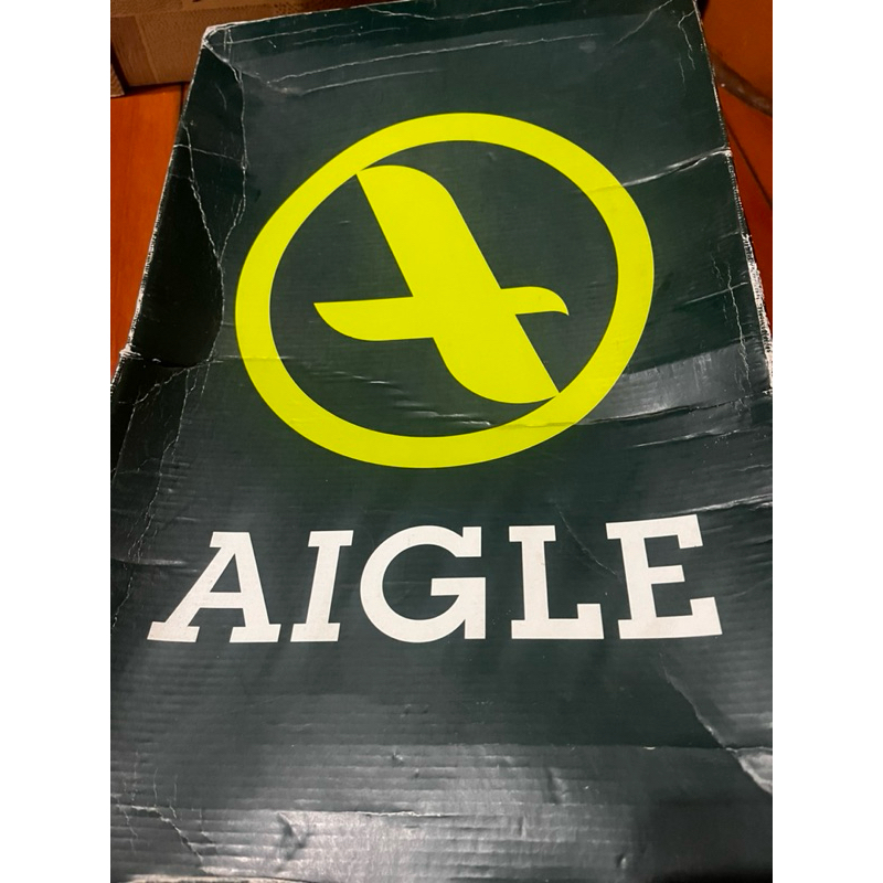 AIGLE 經典短筒膠靴38號 超好穿搭的雨靴。僅穿過一次