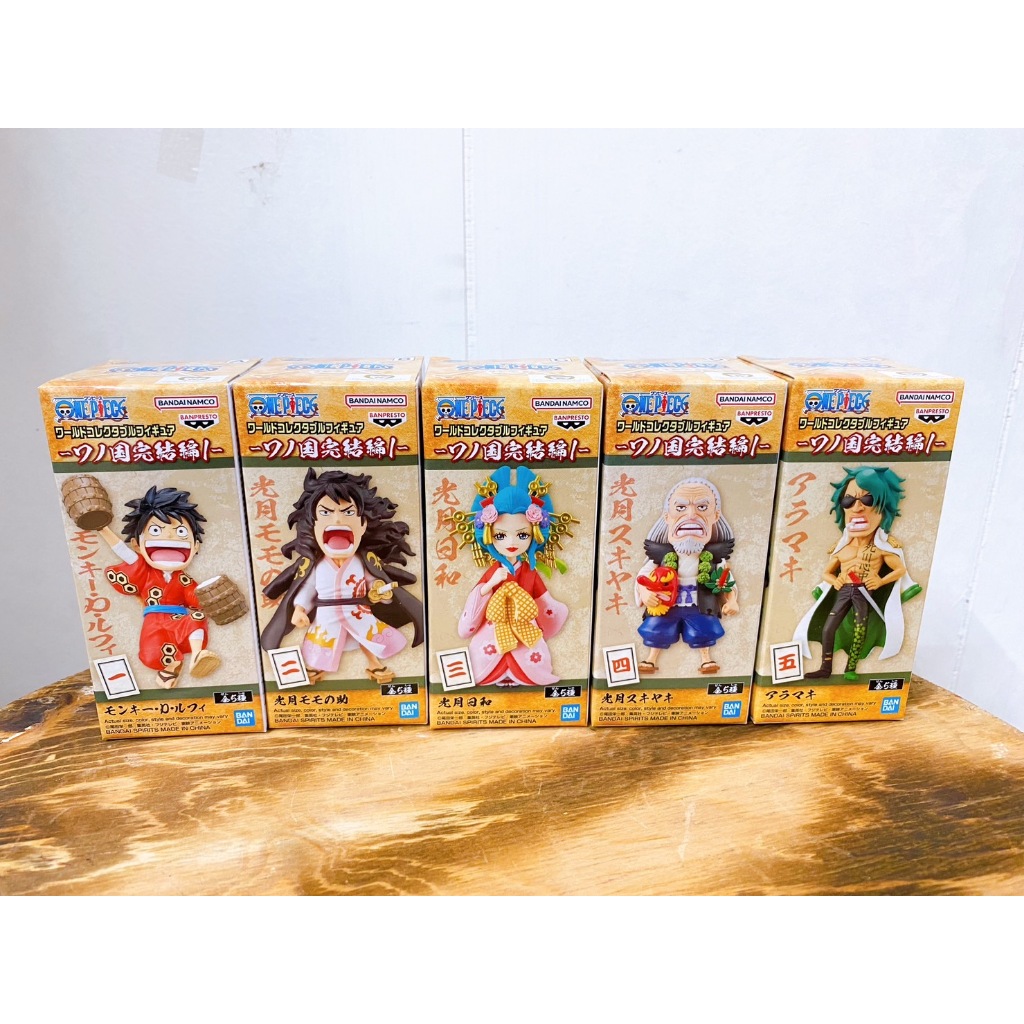 「Vic Toy」現貨 代理版 航海王 WCF 和之國完結篇1 魯夫 成人桃之助 小紫 光月鋤燒 桃之助 綠牛 公仔