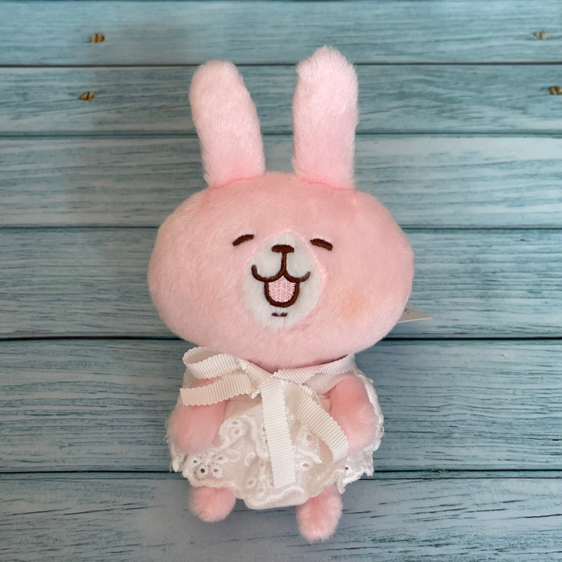 日本正版現貨！ 絕版卡娜赫拉 泰迪熊博物館限定 兔兔白蕾絲洋裝
